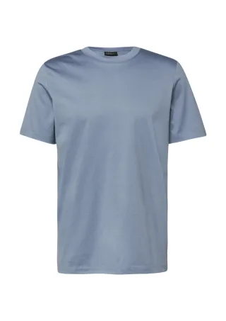 s.Oliver BLACK LABEL - T-Shirt aus Edeljersey blau - Gr. - S