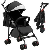 JEOBEST Kinder-Buggy Baby Kinderwagen, Klappbar Reisebuggy, Liegefunktion, Ultra Leicht - nur 5 kg, kompakter Buggy
