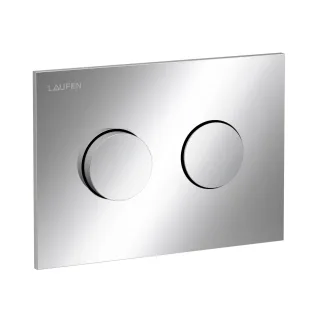 Laufen Betätigungsplatte GROOVE INEO mit Zweimengenbetätigung chrom, H9001170040001 H9001170040001