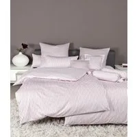 Janine Kissenhülle Mako-Satin Kissenhülle Kiss.40x80 modernclassic rosa, (1 Stück), Kissenbezug für Dekokissen Zierkissen Kissenhülle