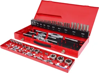 KS Tools HSS Gewindeschneidwerkzeug-Satz, 54-tlg - 331.0654