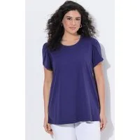 Ulla Popken T-Shirt T-Shirt Lagenoptik A-Linie Rundhals Halbarm