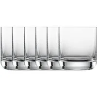 SCHOTT ZWIESEL Whiskyglas Whiskyglas 6er-Set Simple klar, Tritan-Kristallglas, Whiskyglas, 6-tlg., Ø8cm, Tritan-Kristallglas, klar