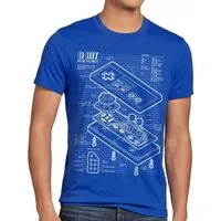 style3 Print-Shirt Herren T-Shirt NES Controller classic gamer 8-Bit mario nintendo snes zelda n64