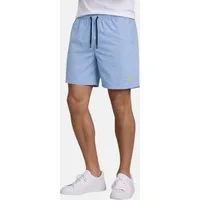 U.S. Polo Assn. Badeshorts USChrys - Schwimmshorts mit Netzfutter und Kordelzug Leichte Badehose mit elastischem Bund und Allover-Logo