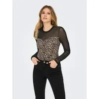 ONLY Body ONLLIVE LOVE L/S LEO MESHBODY CS JRS