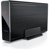 Aplic Festplatten-Gehäuse, USB 3.0 Festplattengehäuse 3,5 Zoll extern für SSD und HDD, SATA, UASP