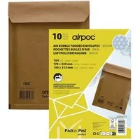 MAILMEDIA Versandtasche airpoc®, mit PE-Luftpolsterung, 17x22,5 cm, ohne Fenster, Haftklebung