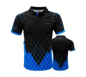 Harrows Paragon Dartshirt - Blau