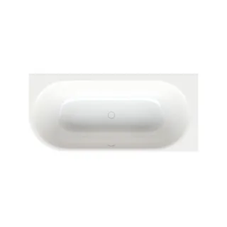 Bette BetteLux Oval Silhouette Badewanne 3436-000CELVS weiß, 185x85x45cm