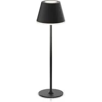 Brandson LED Tischleuchte mit Akku, Kabellos, mit Touch, Helligkeit stufenlos dimmbar, aus Metal, Dimmfunktion, Ein-/Ausschalter, Farbwechsel, mehrere Helligkeitsstufen, LED fest integriert, Kaltweiß, Neutralweiß, Warmweiß, Tischlampe, Nachttischlamp