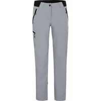 Bergson Outdoorhose VIDAA COMFORT Damen Wanderhose, leicht, elastisch, Kurzgrößen, hellgrau
