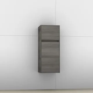 Artiqua 116 Midischrank, Graphit Struktur quer, 116-MLT-1-30-L-7070-401 116-MLT-1-30-L-7070-401