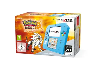 Nintendo 2DS Mond/Sonne Edition [inkl. Pokemon Sonne vorinstalliert] hellblau