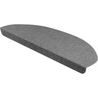 StickandShine Stufenmatte 1x Stufenmatten Treppenschutz Treppenmatte Stufenmatte Treppenteppich, halbrund