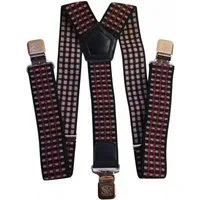 Ware aus aller Welt Hosenträger im Retro-Stil starke Y Hosenträger 40 mm breit mit starke Krallenclips (1-St., klassisch, retro)