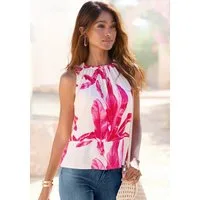 LASCANA Strandtop in sommerlichem Allover-Print