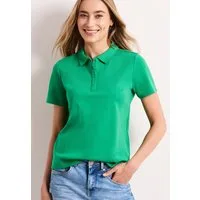 STREET ONE Poloshirt aus Baumwolle mit Stretchante