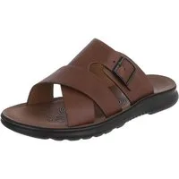 Coolwalk Herren Sandale mit Fersenriemen und Profilsohle Sandale (91918044) Flach Sandalen in Braun