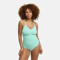 cfab Shaping-Body Bodysuit Sculpting Shapewear mit Slip-Teal Mint-L (1-tlg)