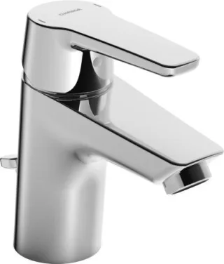 Hansa Waschtischarmatur HANSAPOLO 5140 CU-Rohr Zugst.Ablgarn. Ausld. 103 mm DN15 chr 51402193