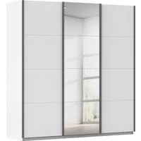 OTTO home Schwebetürenschrank Kleiderschrank Schrank Schlafzimmerschrank Garderobe AGORDO (Breiten 203/271/315/360 cm in drei Griff-Farben - NEU: Farbe SCHWARZ) Top Innenausstattung, in 4 Breiten und 2 Höhen MADE IN GERMANY