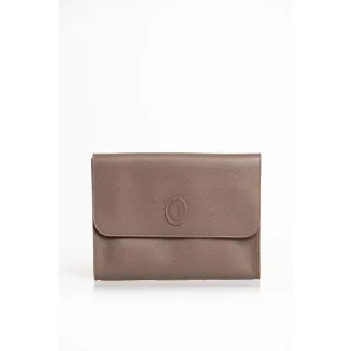 Trussardi Braune Polyester Herren Clutch