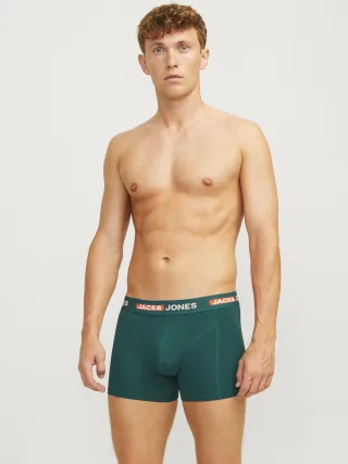 JACK&JONES - JACSCOTT SOLID TRUNKS 3 PACK SN black - Gr. - XL