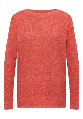CECIL - Cecil B303641 cherry tomato orange melange cherry tomato orange melange - Gr. - XXL