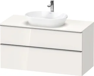 Duravit D-Neo Konsolenwaschtischunterbau wandhängend Weiß Hochglanz 1200x550x664 mm - DE496907022000 DE4969070220000
