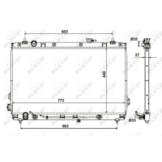 NRF Motork?hler gel?tet 56056