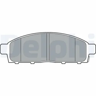 Delphi Bremsbel?ge vorne Fiat Fullback Mitsubishi L200