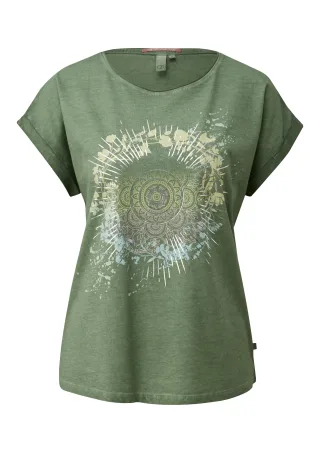 qs - T-Shirt olive - Gr. - S