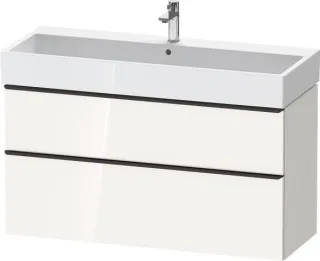 Duravit D-Neo Waschtischunterbau wandhängend Weiß Hochglanz 1184x442x625 mm - DE43750BD220000 DE43750BD220000