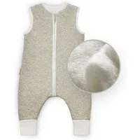 Ehrenkind Babyschlafsack Ganzjahresschlafsack mit Beinen und Wollfüllung, 100% Bio-Baumwolle (Ganzjährig verwendbar, Für ein optimales Schlafklima), Sorgt für wohlige Wärme ohne zu überhitzen
