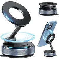 Luckice Smartphone-Halterung Autotelefonhalterung Handyhalterung Auto, (360° verstellbare magnetische Vakuum-Handyhalterung, kompatibel mit iPhone 17 Pro Max, 16, 15, 14, 13 und 12)