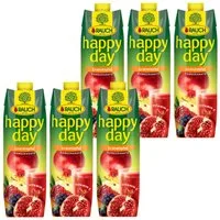 Rauch Fruchtsäfte Saft, Rauch Happy Day Granatapfel Fruchtsaftnektar 1000ml 6er Pack