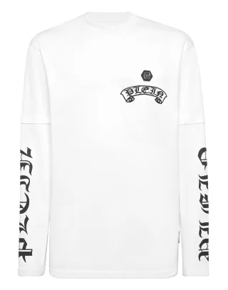 T-Shirt Rundhalsausschnitt Ls