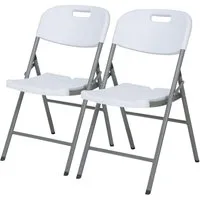 Floordirekt Klappstuhl Okinawa, Robuster und Komfortabler Stuhl, 2er Set