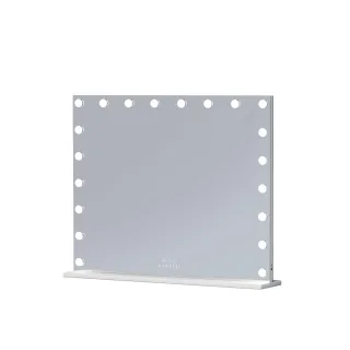 Vanitii Schminkspiegel, Weiß, Metall, Mode, Rechteckig, 100x80x15 cm, Spiegel