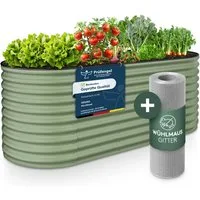 GRUNA Hochbeet GRUNA - Hochbeet Metall I 6 in 1 Modular Hochbeete-Kit