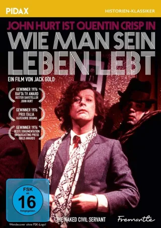 Wie man sein Leben lebt (The Naked Civil Servant) / Preisgekrönter Film mit John Hurt nach der Autobiographie von Quentin Crisp (Pidax Historien-Klassiker)