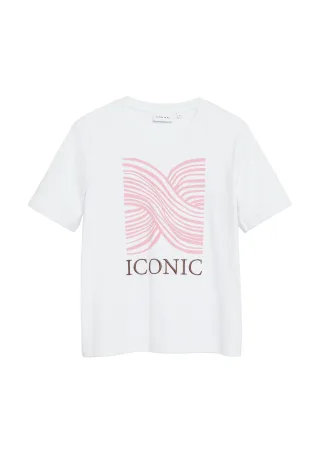 comma - T-Shirt weiß - Gr. - 40