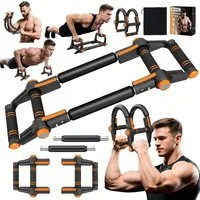 OYLCDI Handmuskeltrainer Armtrainer, verstellbares Brusttrainingsgerät (60-140 lbs) (multifunktionaler Brust- und Armtrainer für Männer, Liegestütz-Training, Armtraining, Heimfitnessgerät, Fitnessgerät)