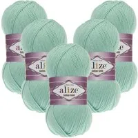 Alize 5 x ALIZE Cotton Gold Häkelwolle, 330 m, Handstrickgarn,Premium Wolle, Amigurumi