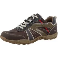 Mustang Shoes Ferdinando Sneaker Freizeitschuh, Halbschuh, Schnürschuh mit auffälligen Kontrastnähten