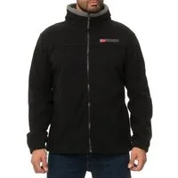 Geographical Norway Fleecejacke Herren Regular Fit Jacke batamazonie mit eingelassener Kapuze