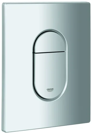 Grohe Abdeckplatte 42378 mit Drucktaste mattchrom, 42378P00 42378P00