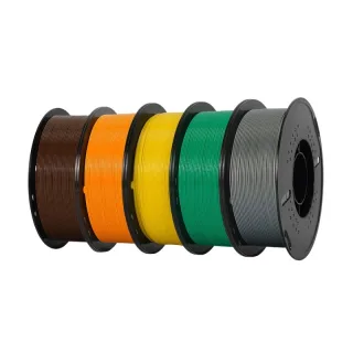 KINGROON Newest 5KG HS-PETG 3D Printer Filament Multicolor 1.75mm High Speed PETG 3D Printing Mateials 100% Neatly Wound