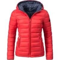 Marikoo Steppjacke Luci modische Damen Übergangsjacke mit großer Kapuze